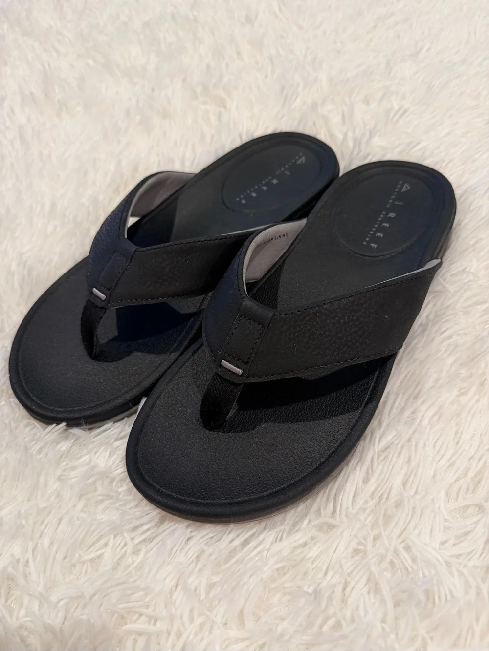 Reef Men's Cushion Phantom Bonzer Sandals Flip Flop Black Non Marking 8 euro 40